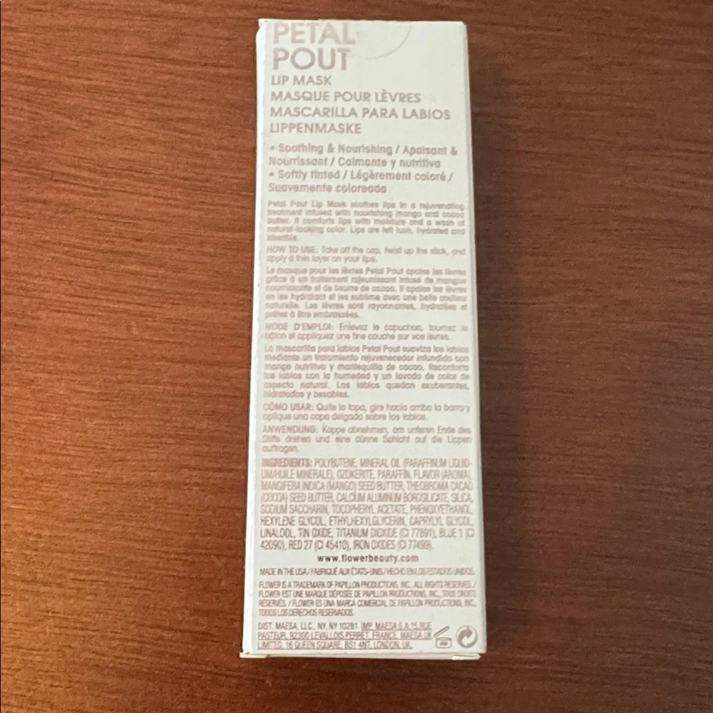 FLOWER Beauty Perfect Pout‎ Hydrating Lip Mask - Supernova